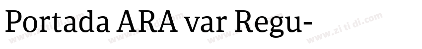 Portada ARA var Regu字体转换